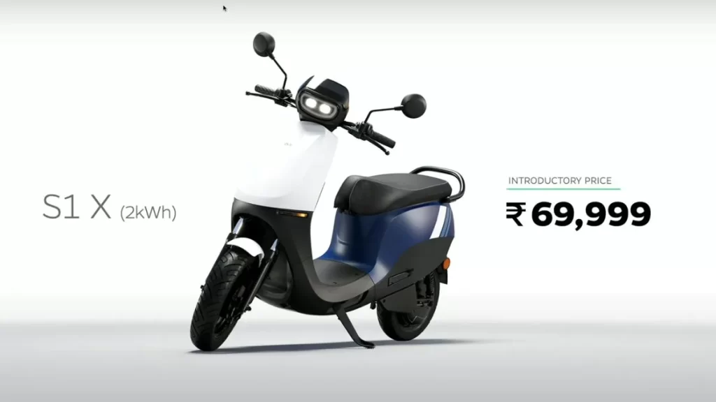 Ola's S1x Electric Scooter